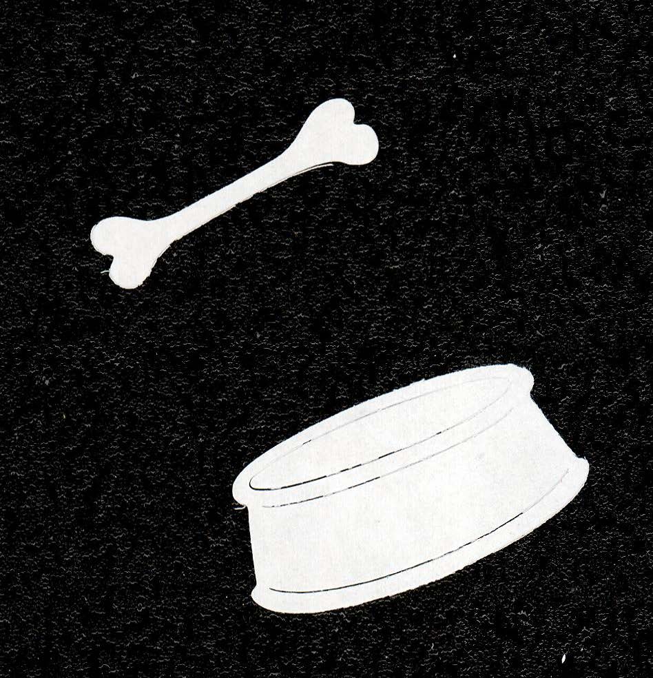 SIZZIX: Dog dish and bone